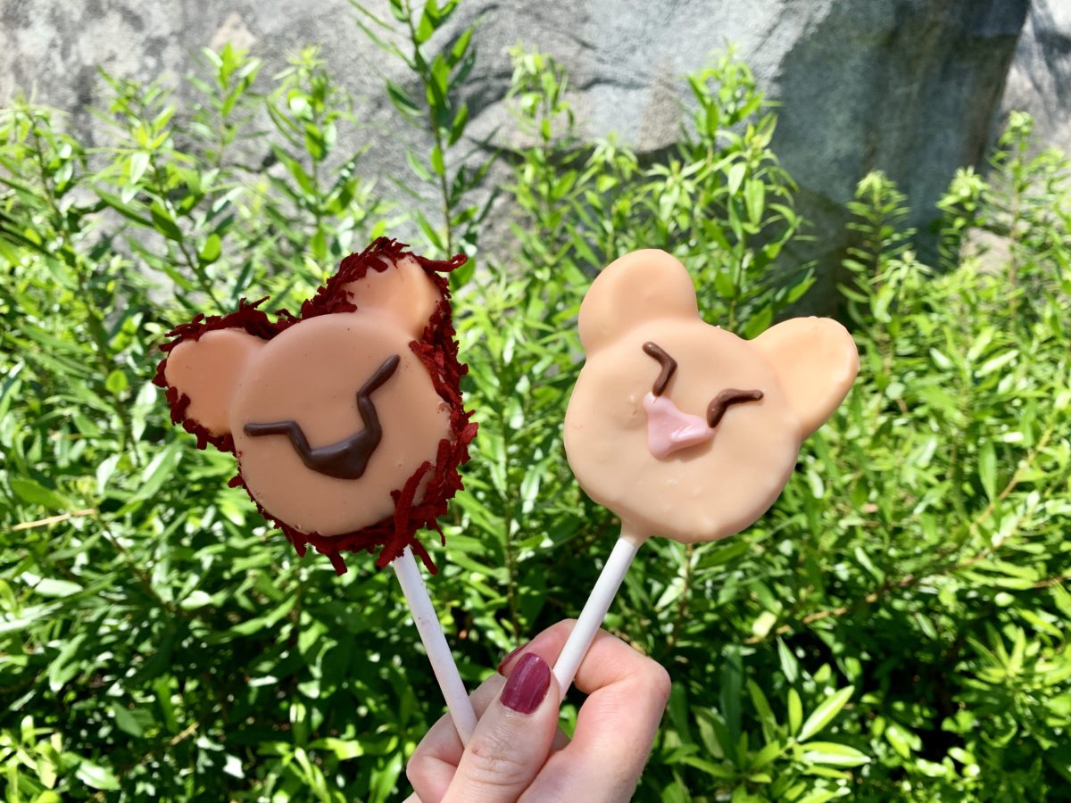 Simba and Nala Cake Pops Trolley Treats Disney California Adventure