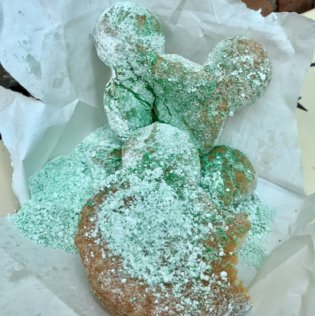 Sour Apple Mickey Beignets Mint Julep Bar Disneyland Park