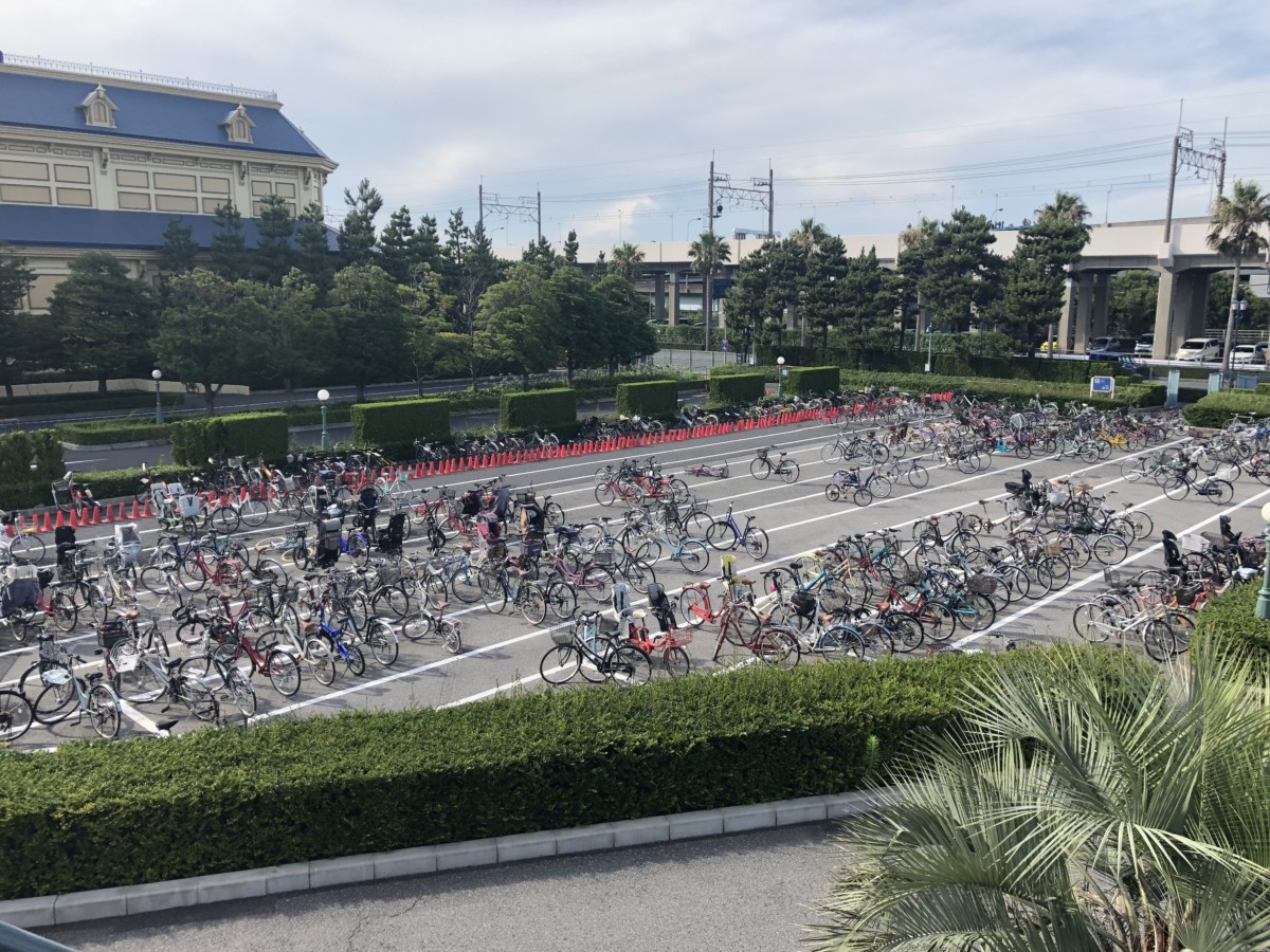 Tokyo Disneyland Bicycle Lot
