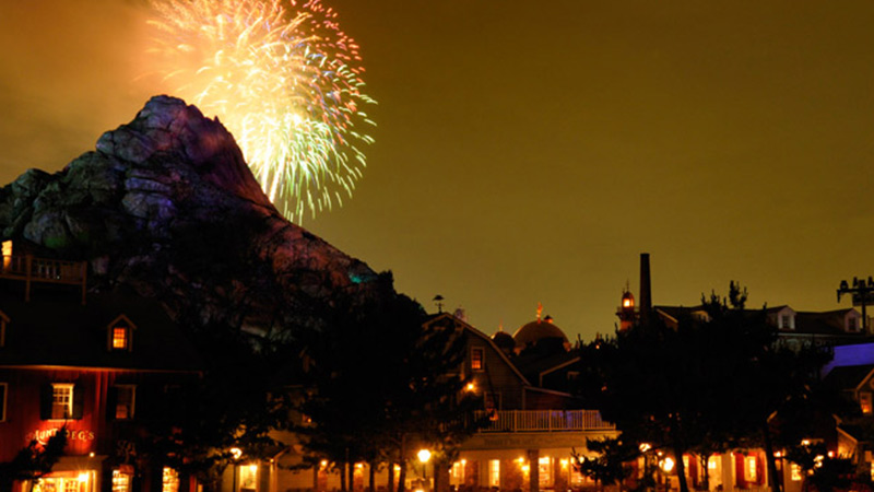 Tokyo DisneySea Fireworks - Stock Image