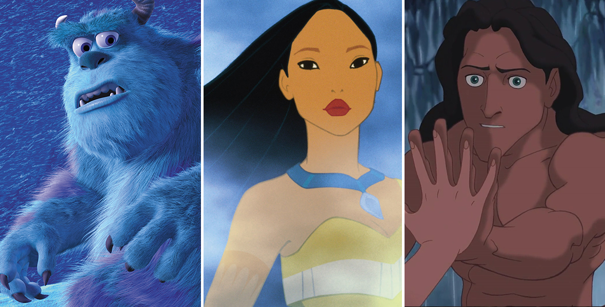 Freeform 30 Days of Disney Monsters Inc Pocahontas Tarzan
