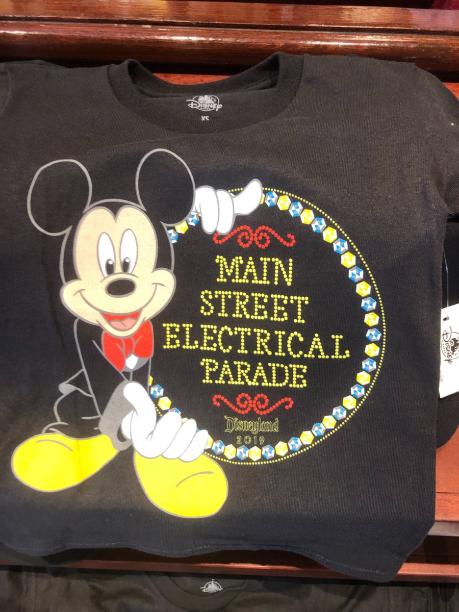 Main Street Electrical Parade Disneyland Merchandise 2019 Mickey Mouse Youth T-Shirt