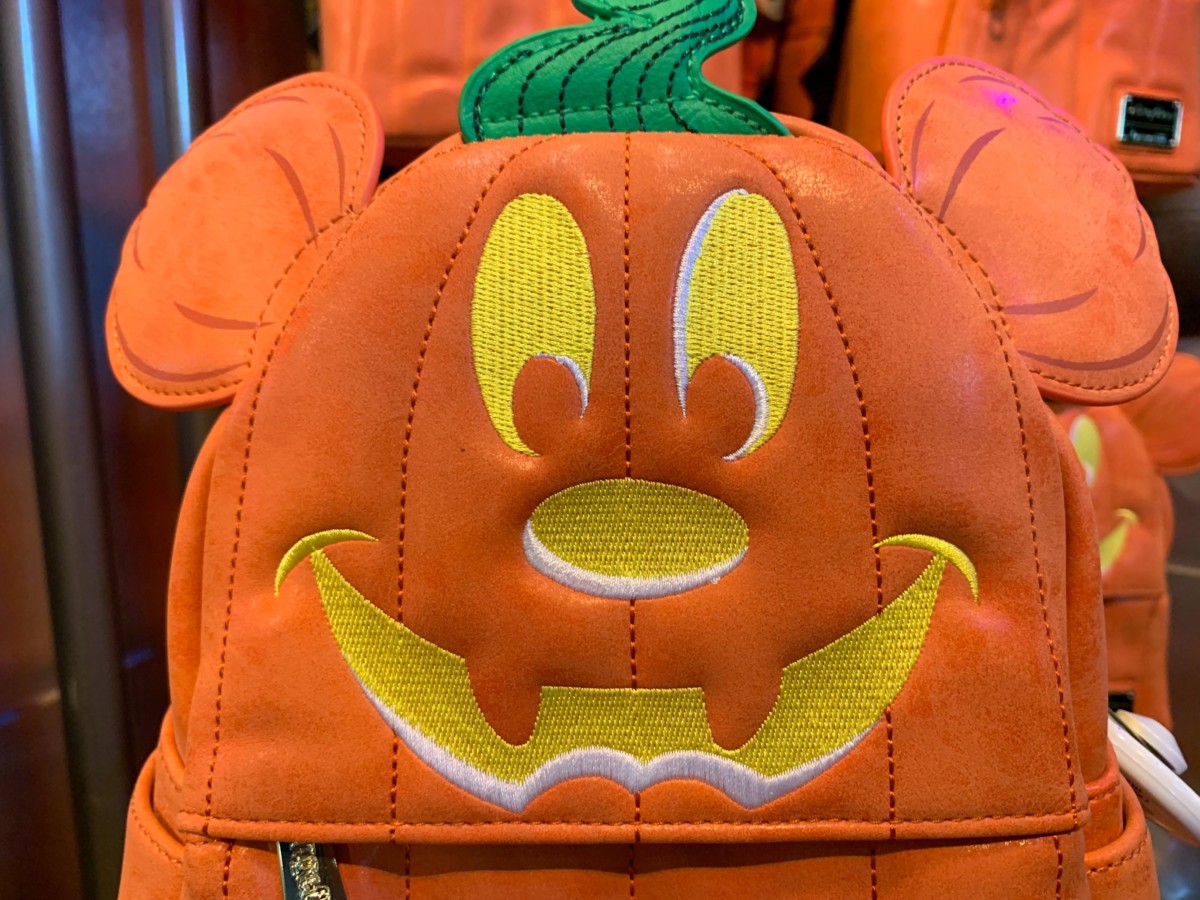 Mickey Pumpkin Loungefly Backpack - $80.00