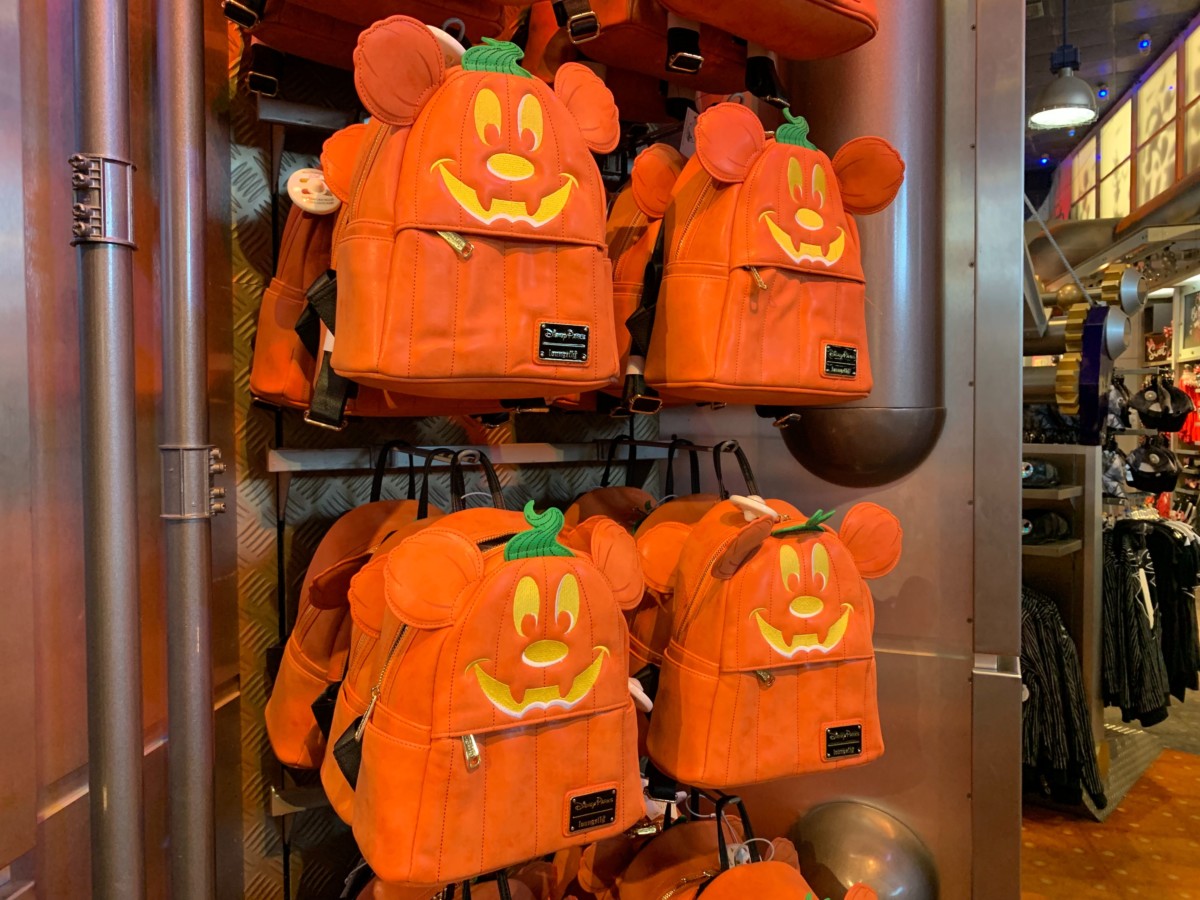 Mickey Pumpkin Loungefly Backpack - $80.00