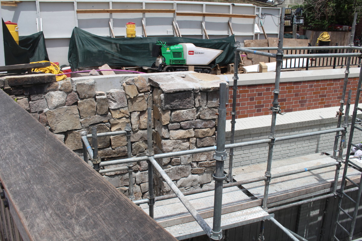 castle pathway widening