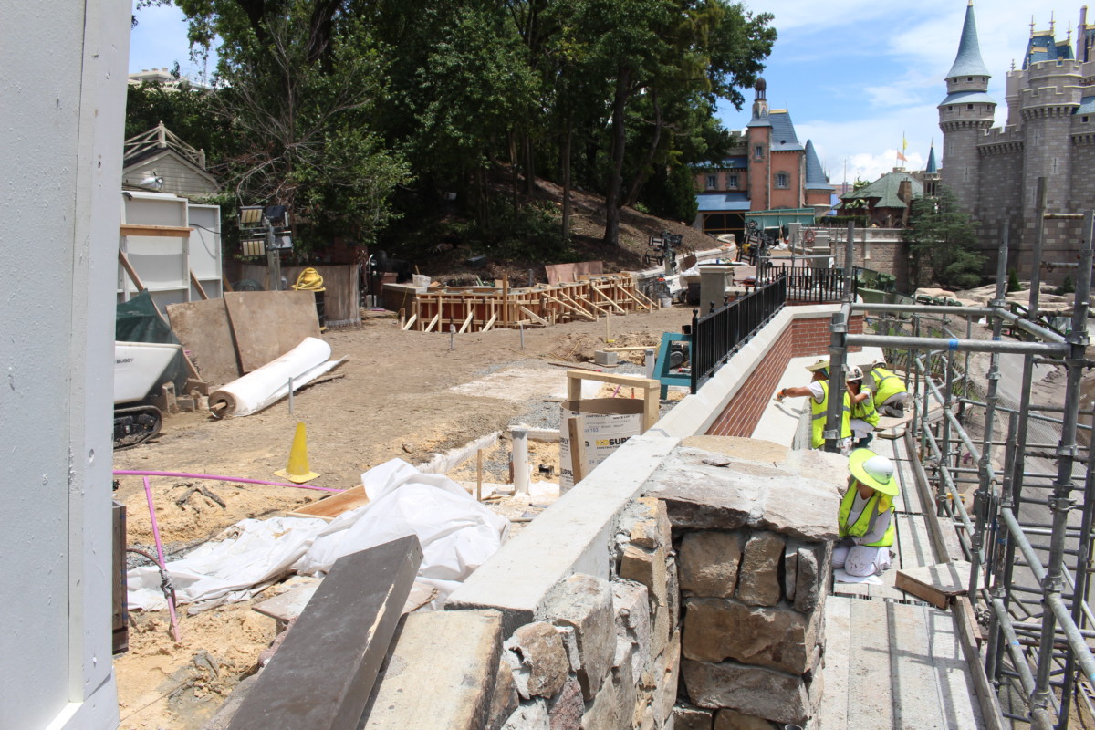 castle pathway widening
