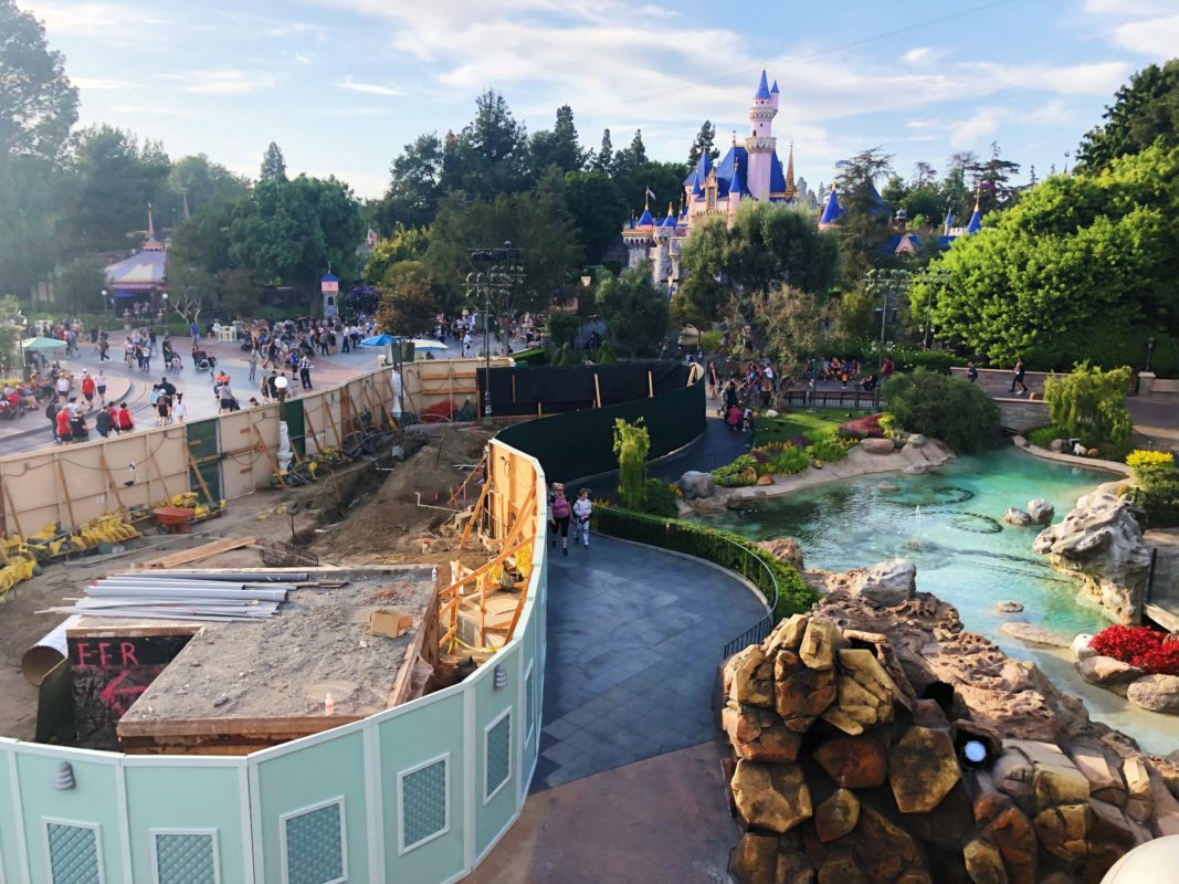 French fry rock construction disneyland