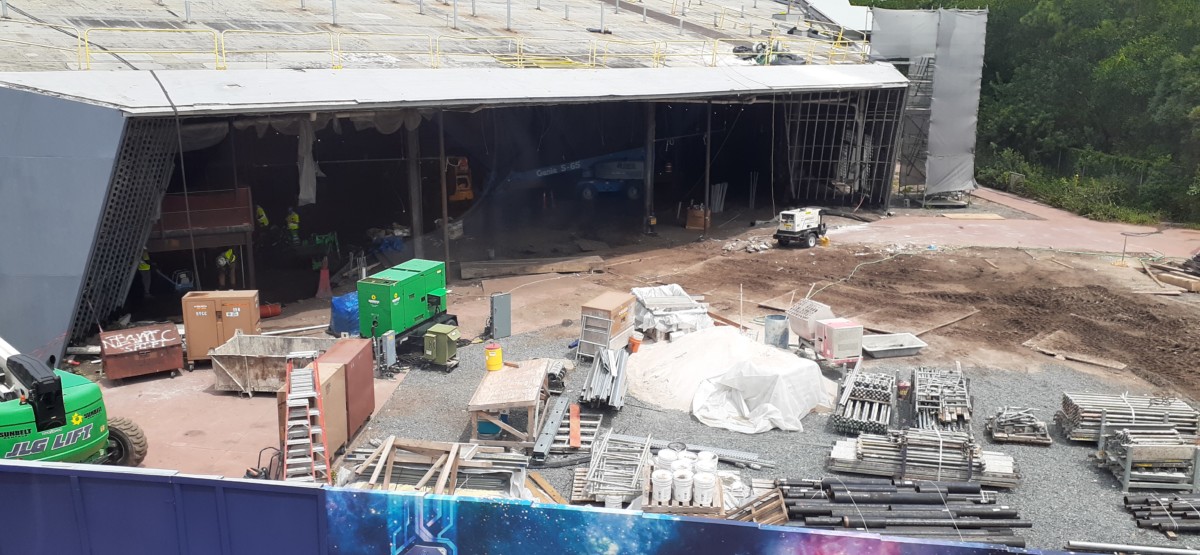 Guardians of the Galaxy interior construction