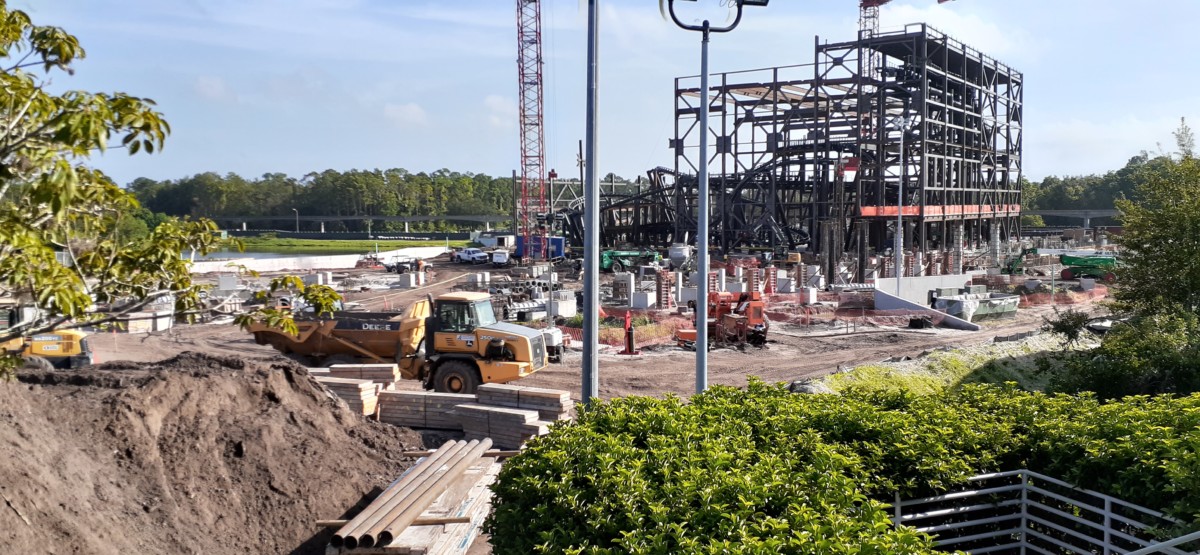 TRON Lightcycle Power Run construction update