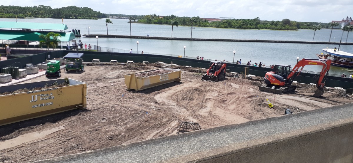 Changes at the Magic Kingdom Entrance walkway