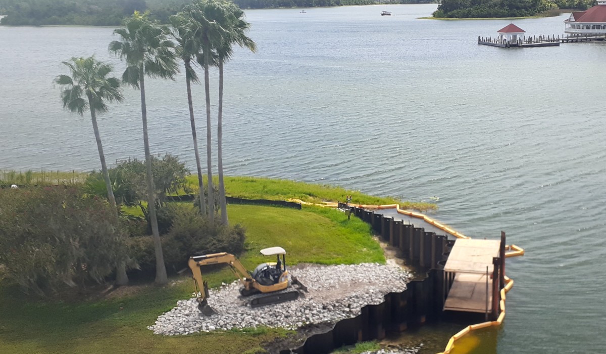 New updates from the Seven Seas Lagoon Walkway