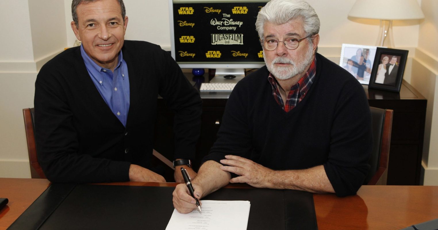 Bob Iger and George Lucas