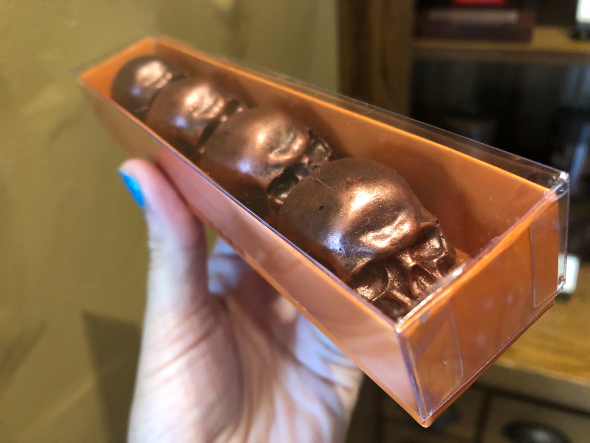 chocolate skull