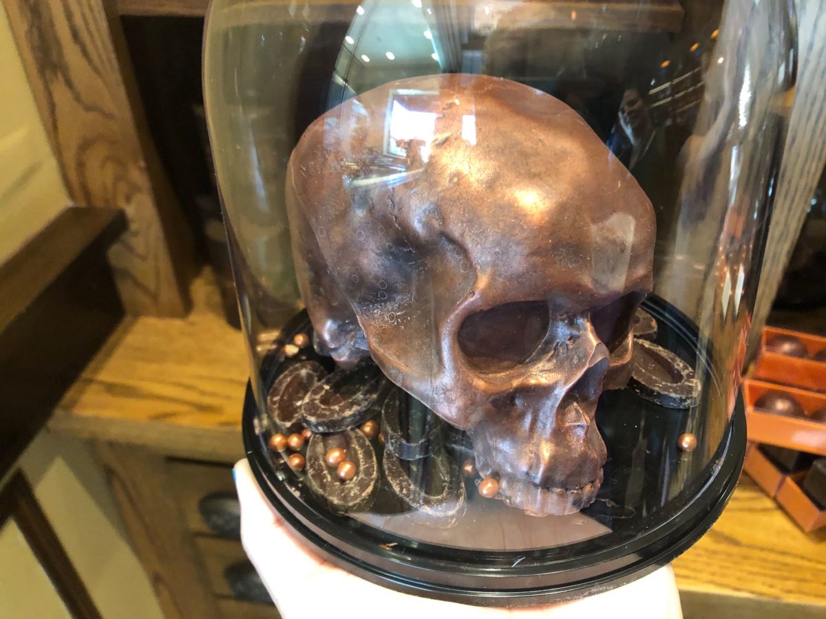 chocolate skull