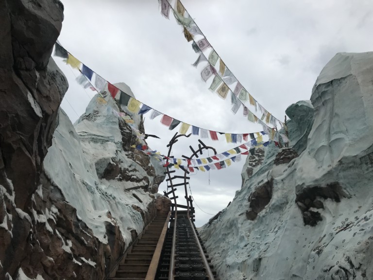 Expedition Everest Top of Coaster