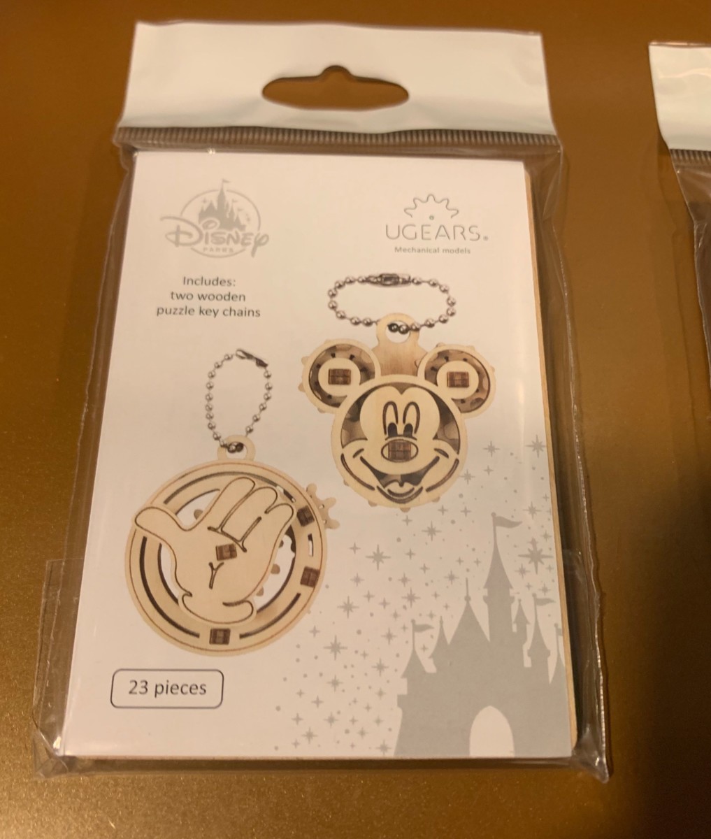 Mickey Wooden Key Chain