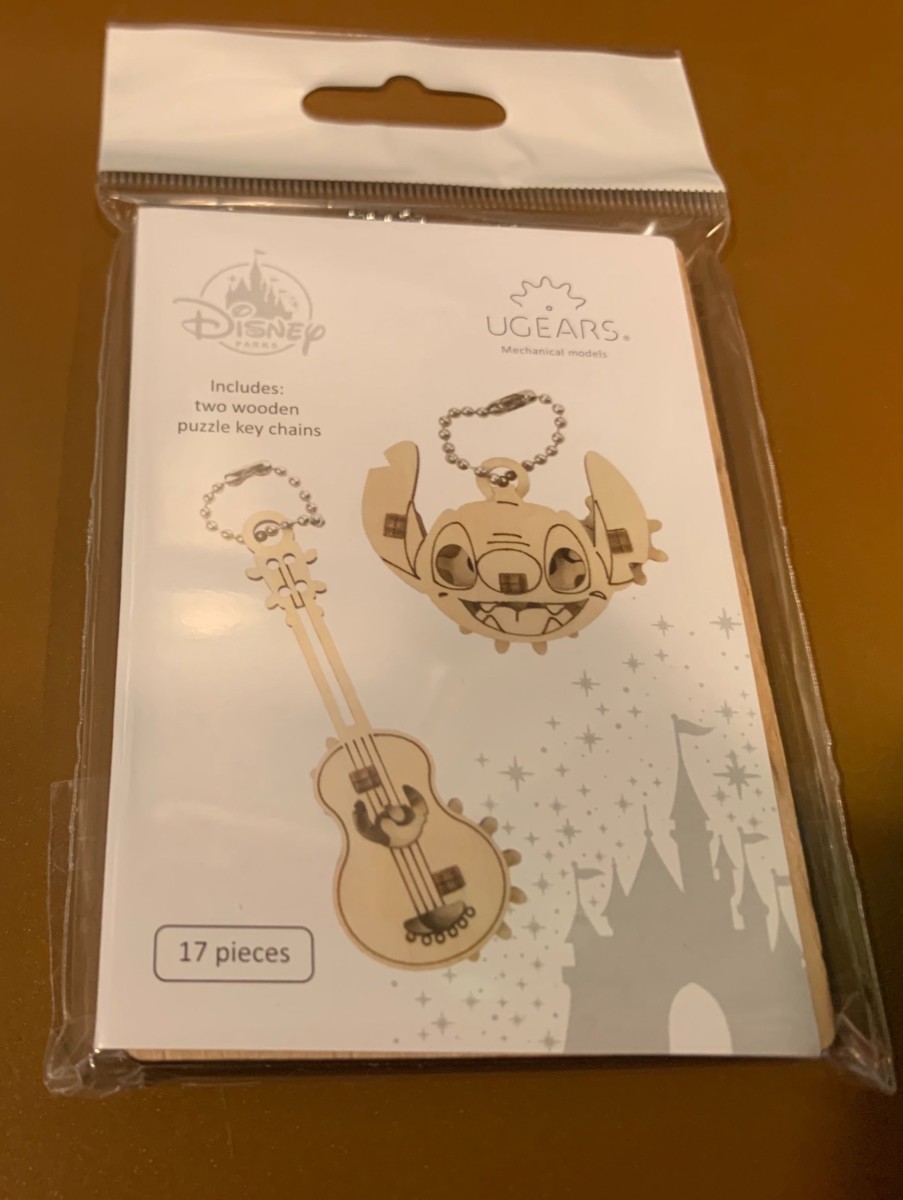 Stitch Wooden Keychain
