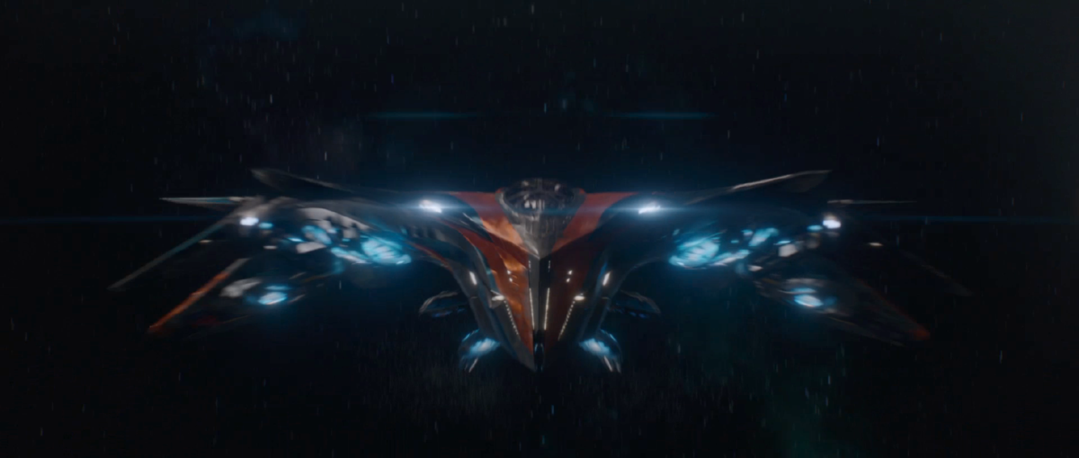 Quill's original ship and color