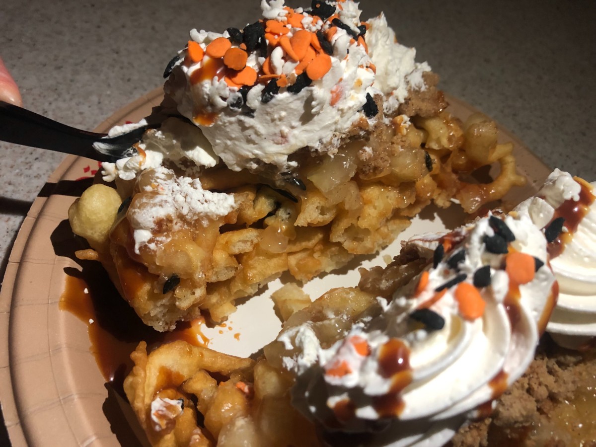 Apple Pie Funnel Cake - $8.99