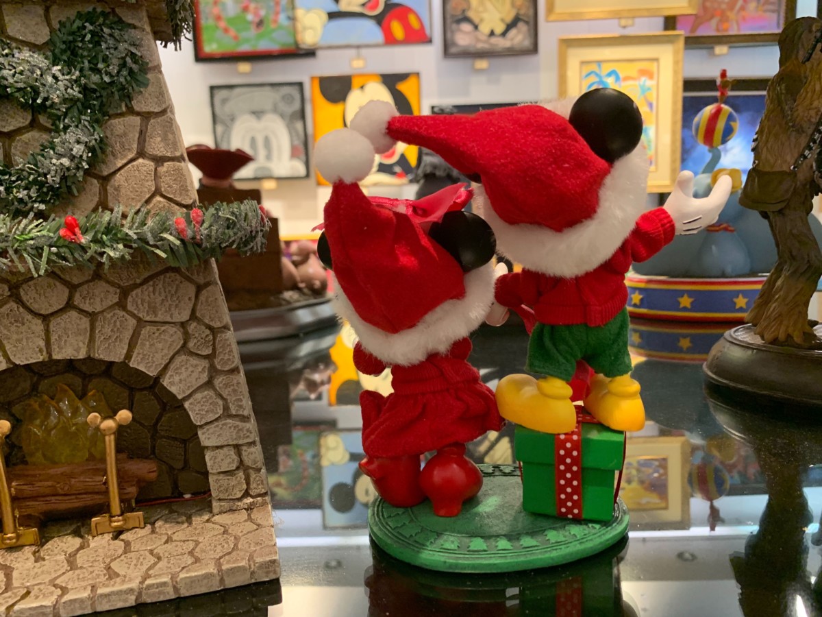 Santa Claus, Mickey and Minnie Three Piece Set - $125.00