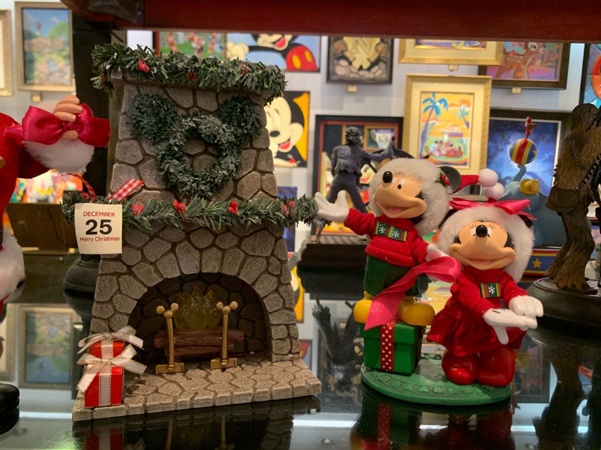 Santa Claus, Mickey and Minnie Three Piece Set - $125.00