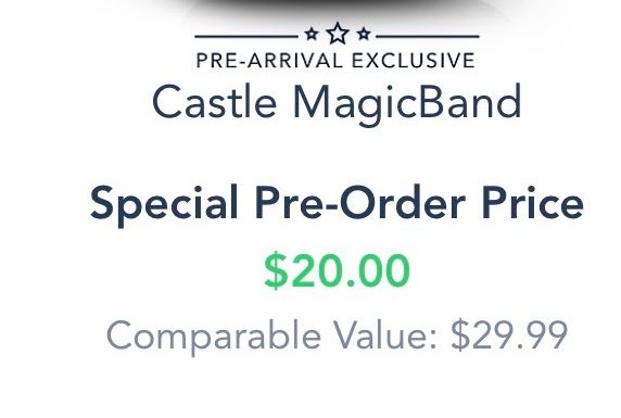 New Castle MagicBand 2 for Resort guests at Walt Disney World