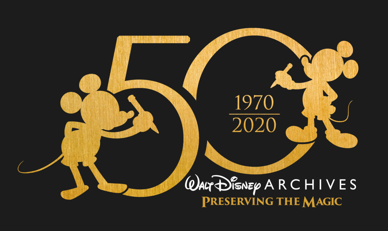 Inside the Walt Disney Archives is a museum exhibit that celebrates 50 Years of Preserving Disney History