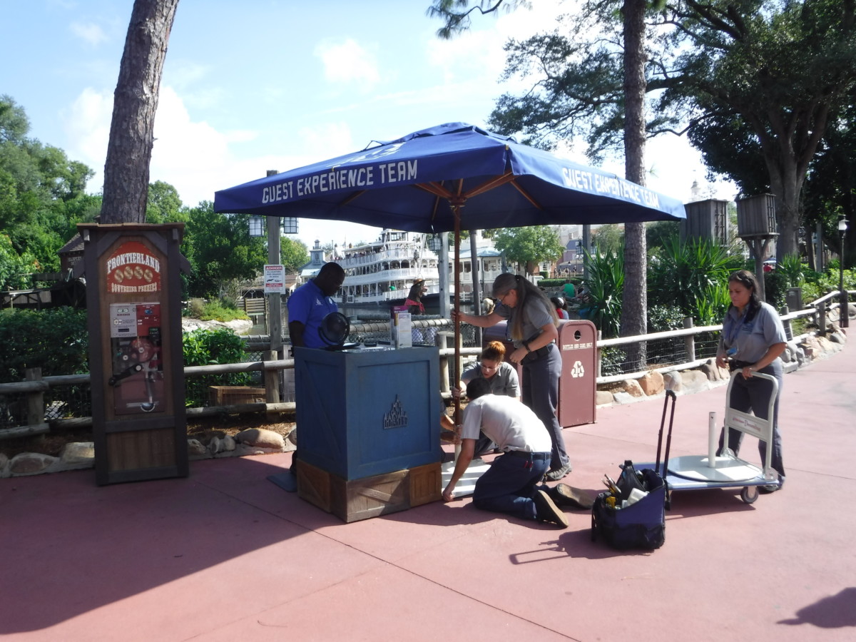 Maintenance replaces Guest Experience Lectern