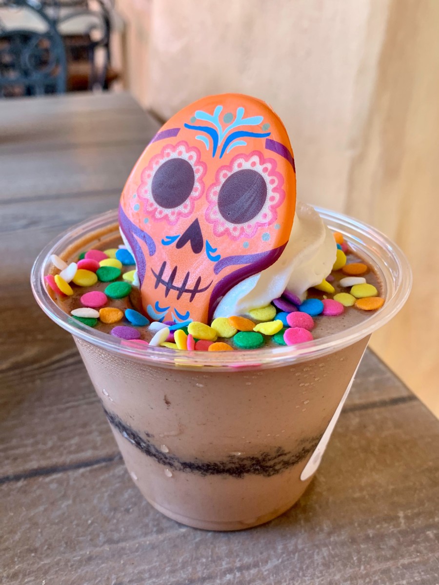 Orange Sugar Skull Pot de Cr&egrave;me - $5.99