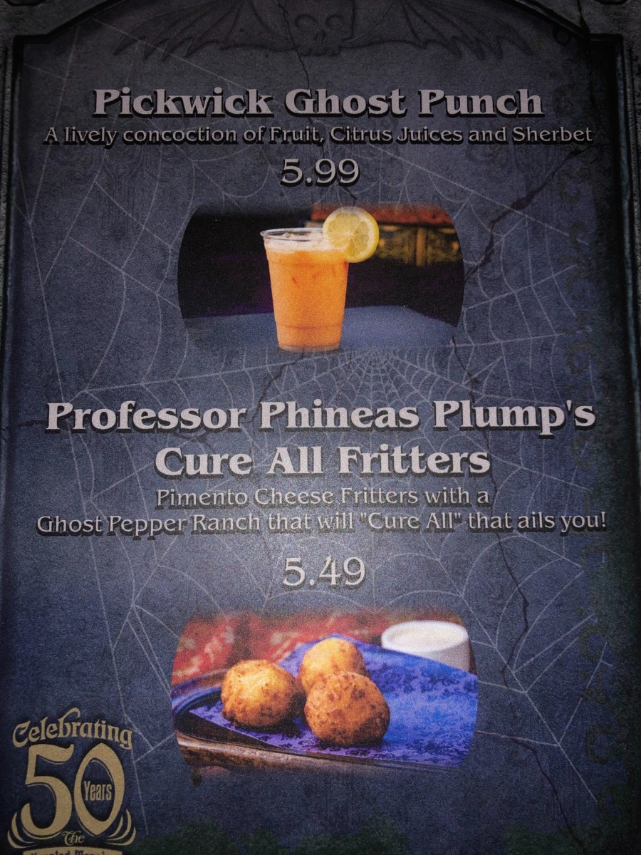 New Haunted Mansion Offerings at Royal Street Veranda for Halloween Time 2019 at Disneyland