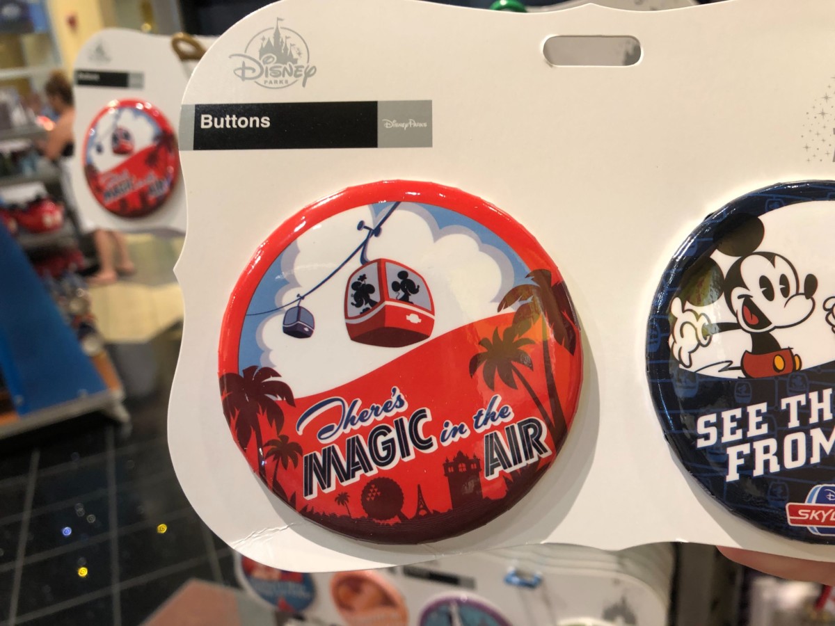 New Skyliner Fan-Inspired Buttons Now Being Sold at Pop Century