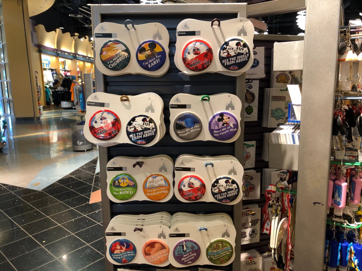 New Skyliner Fan-Inspired Buttons Now Being Sold at Pop Century