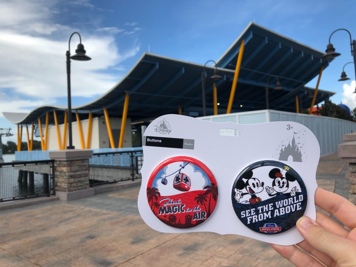 New Skyliner Fan-Inspired Buttons Now Being Sold at Pop Century