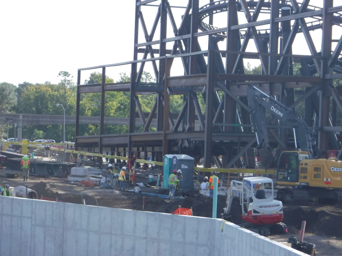 Tron Construction Magic Kingdom progress 