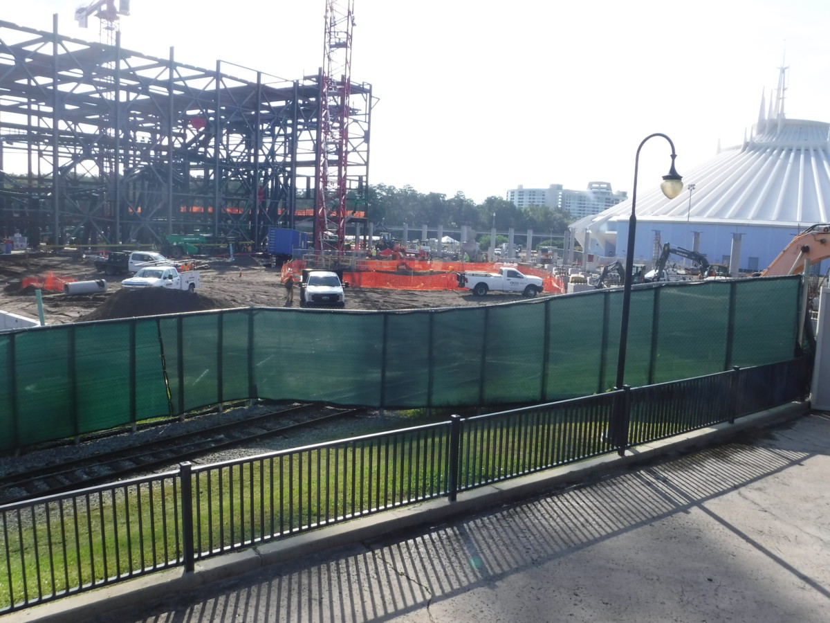 Tron Construction Magic Kingdom progress 