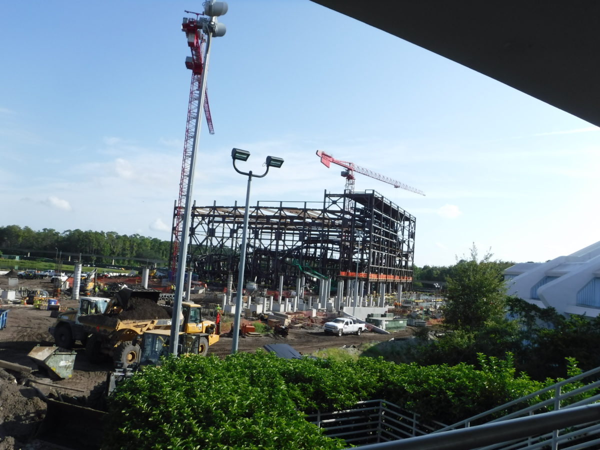 Tron Construction Magic Kingdom progress