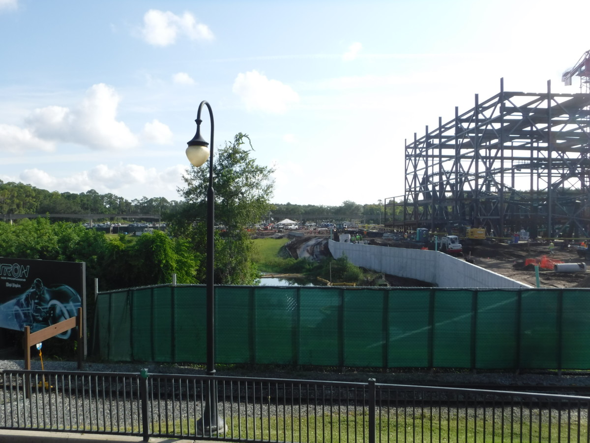 Tron Construction railroad progress 