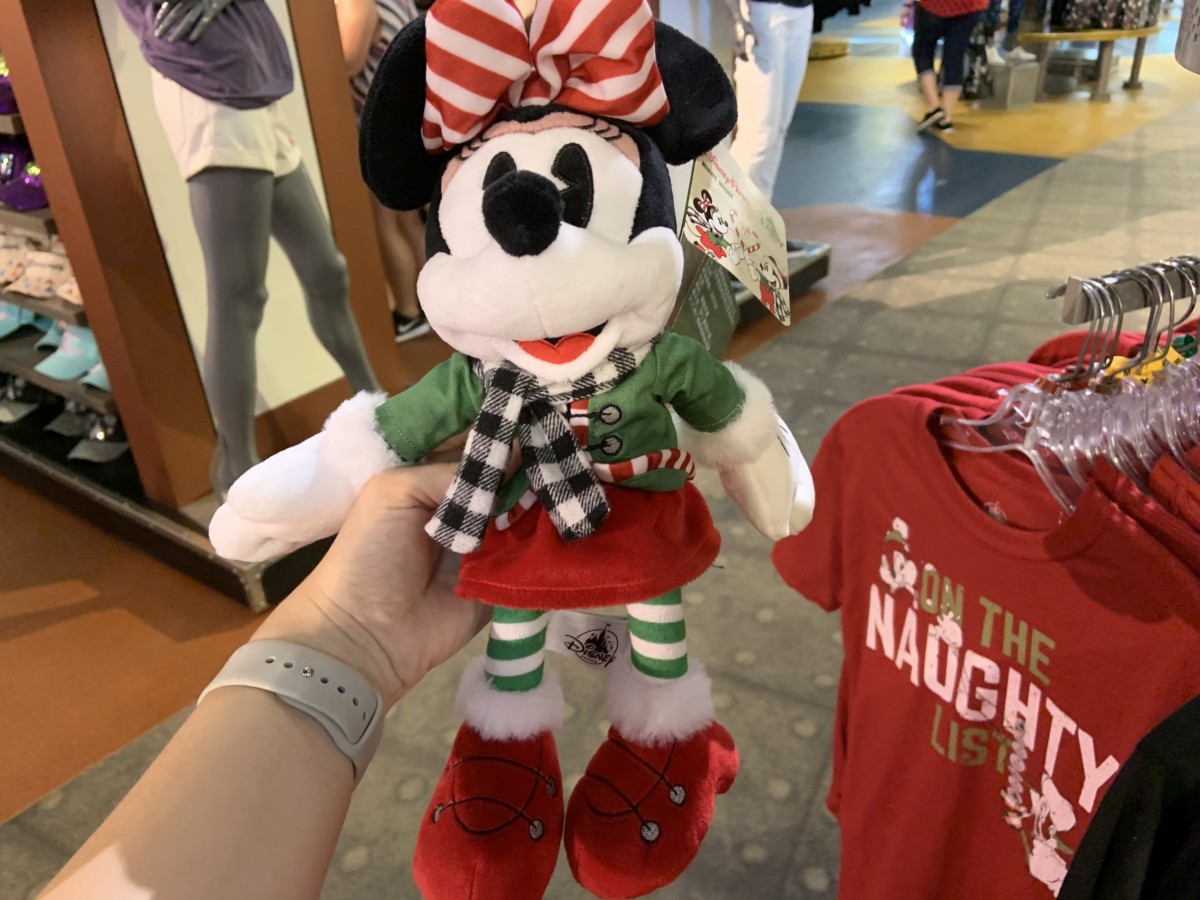 Holiday Minnie plush