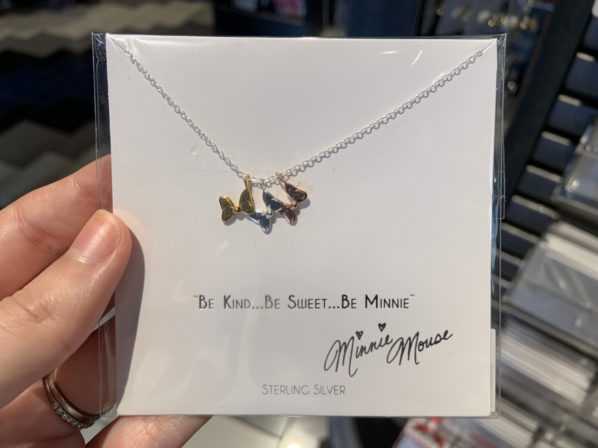 Triple Minnie bow necklace Sunset Club Couture