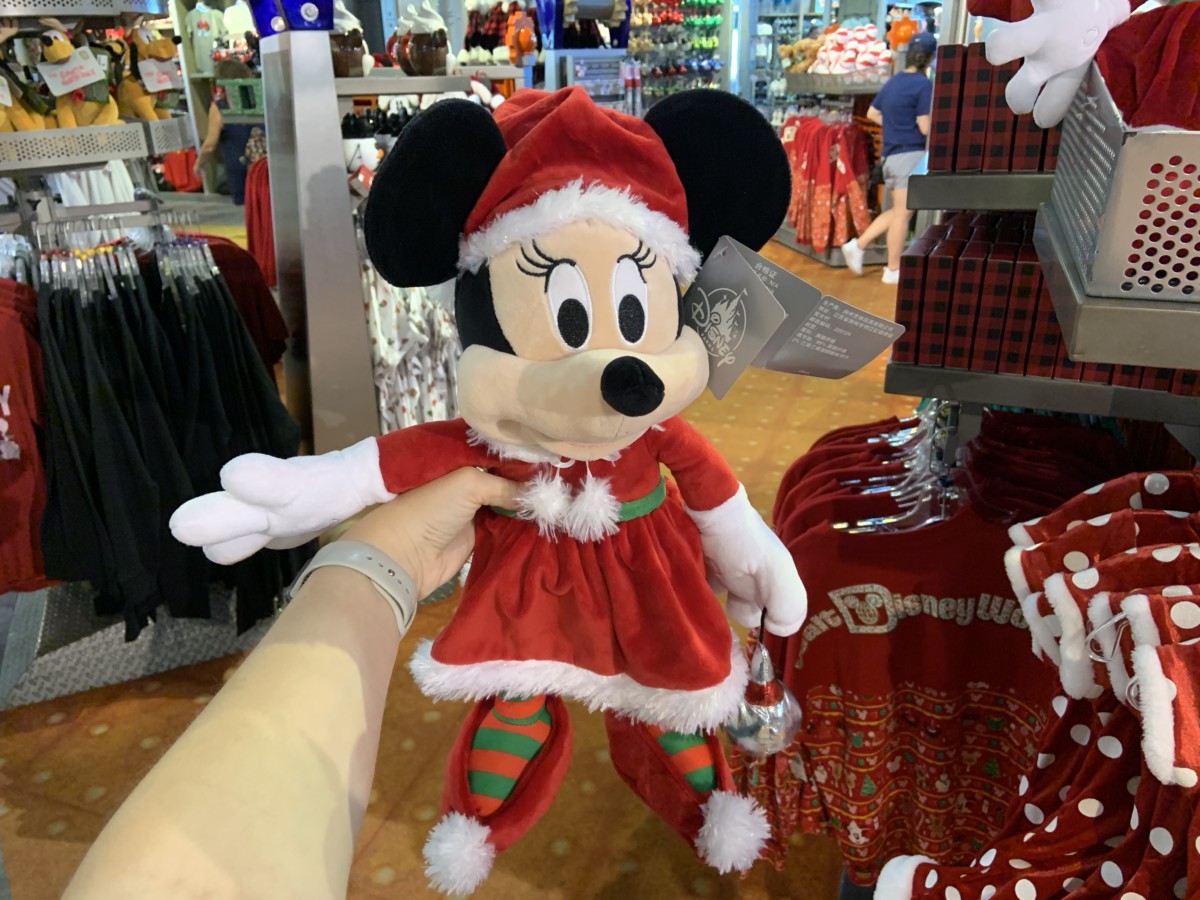 Mrs. Claus Minnie plush