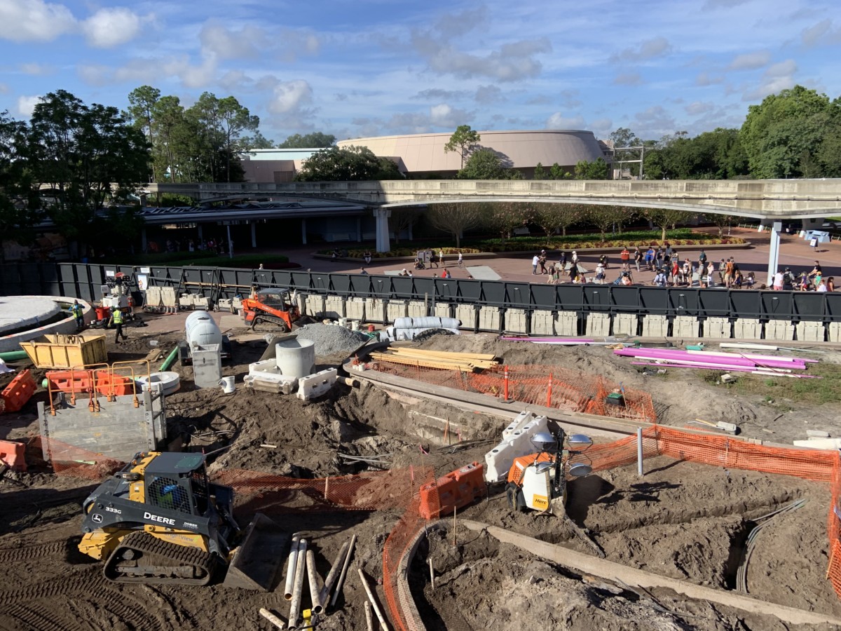 New EPCOT fountain 10/29