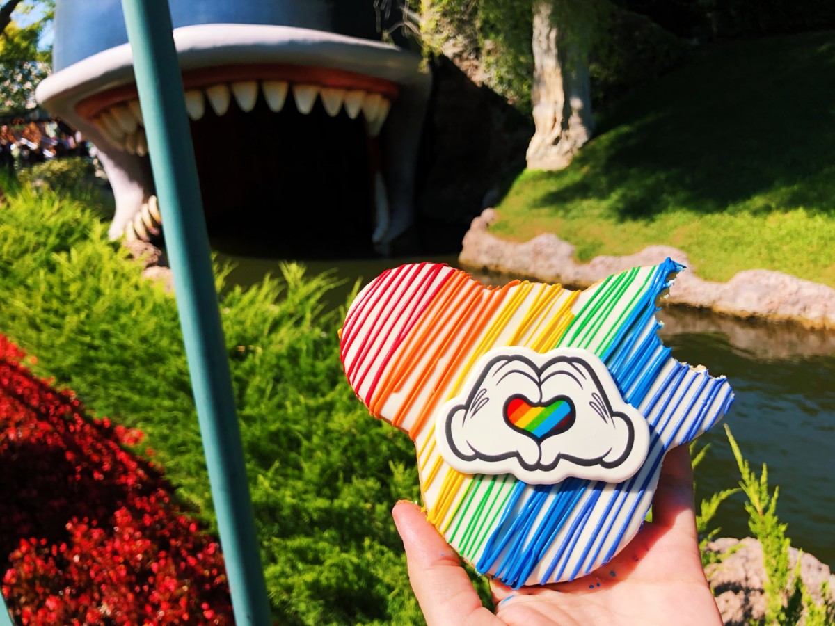 mickey rainbow cookie