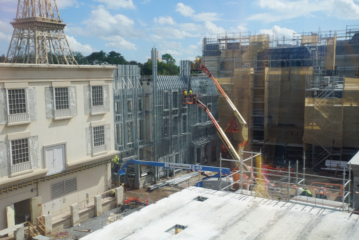 EPCOT remy ratatouille construction