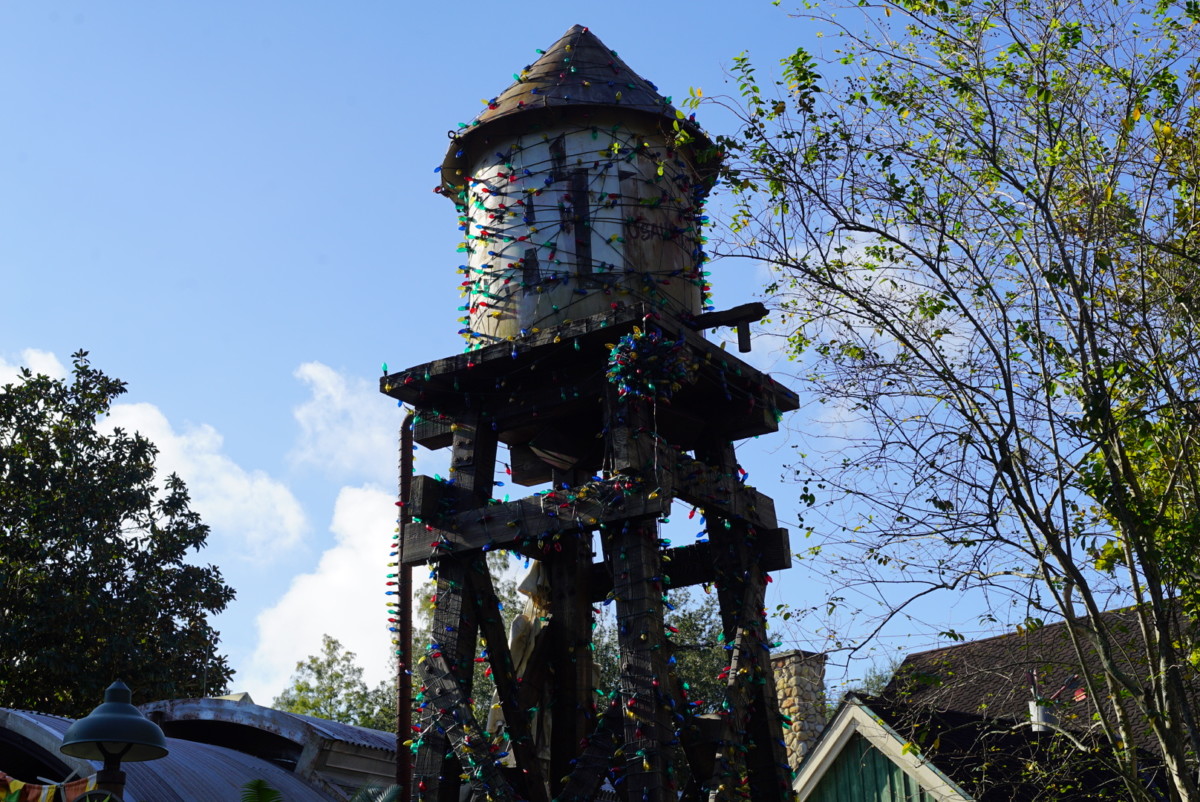 water tower christmas
