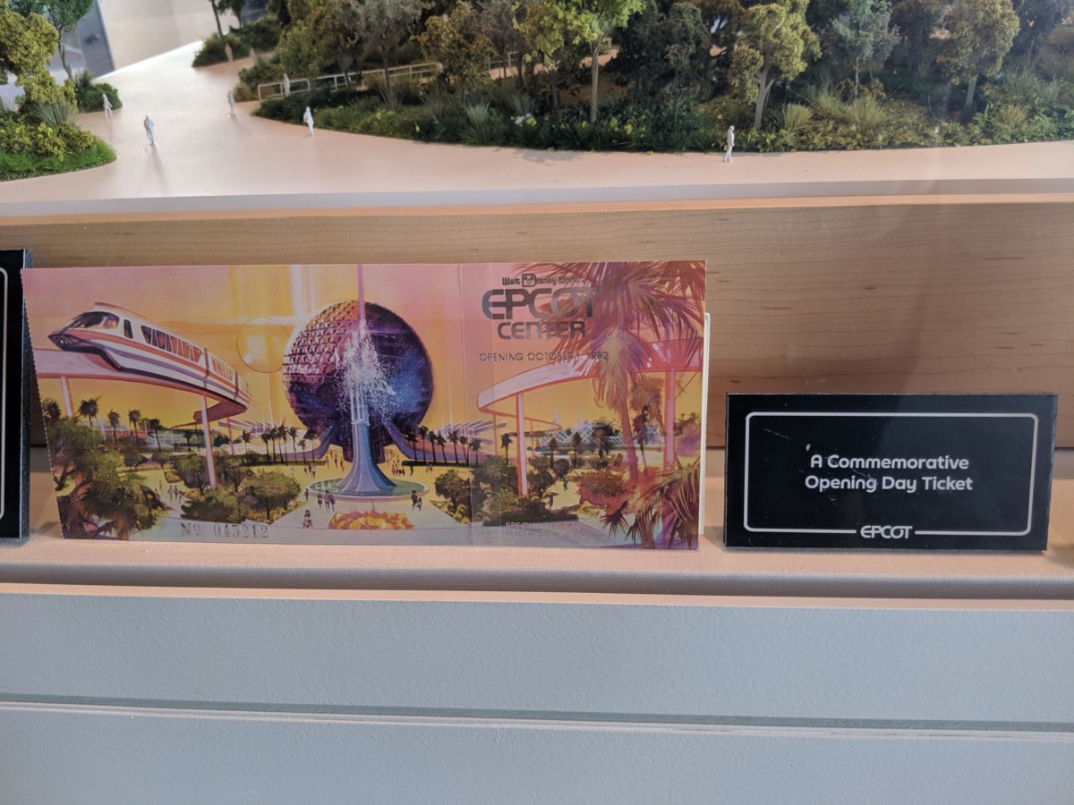 Epcot Opening Day Ticket