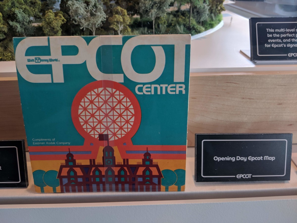 Epcot Opening Day Map