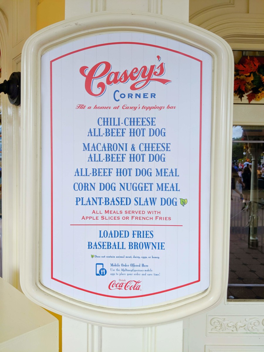 Plant-Based Menu Casey's Corner