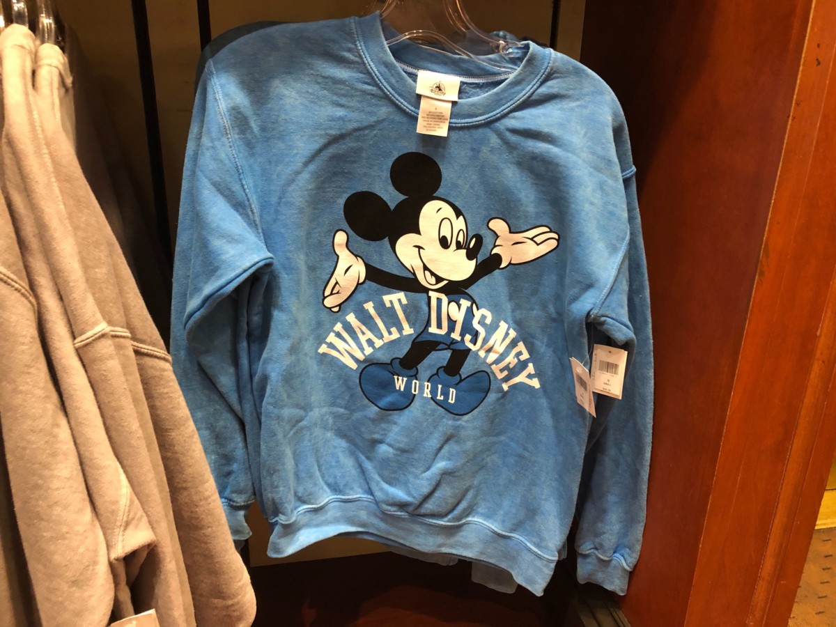New Classic Mickey Walt Disney World Sweatshirt Blue - $49.99