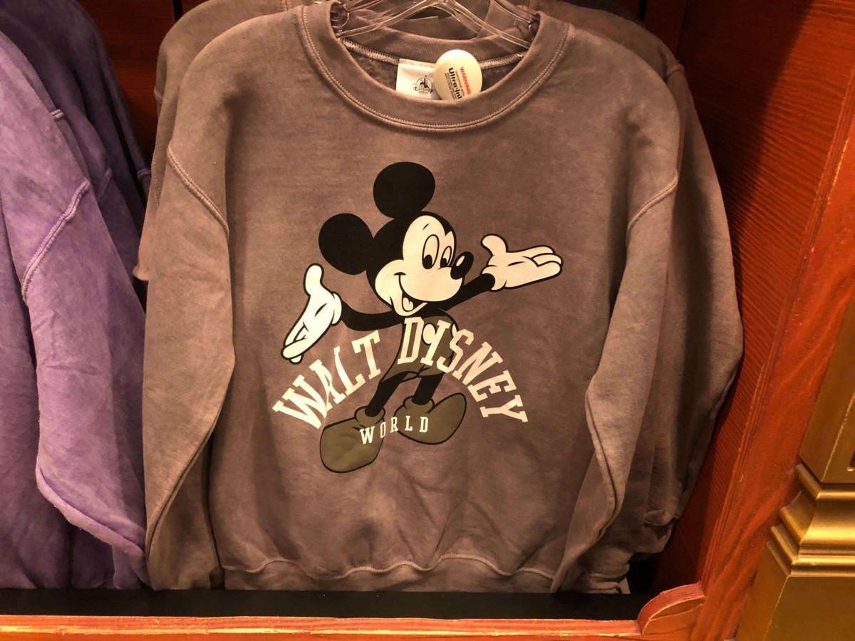 New Classic Mickey Walt Disney World Sweatshirt Gray - $49.99