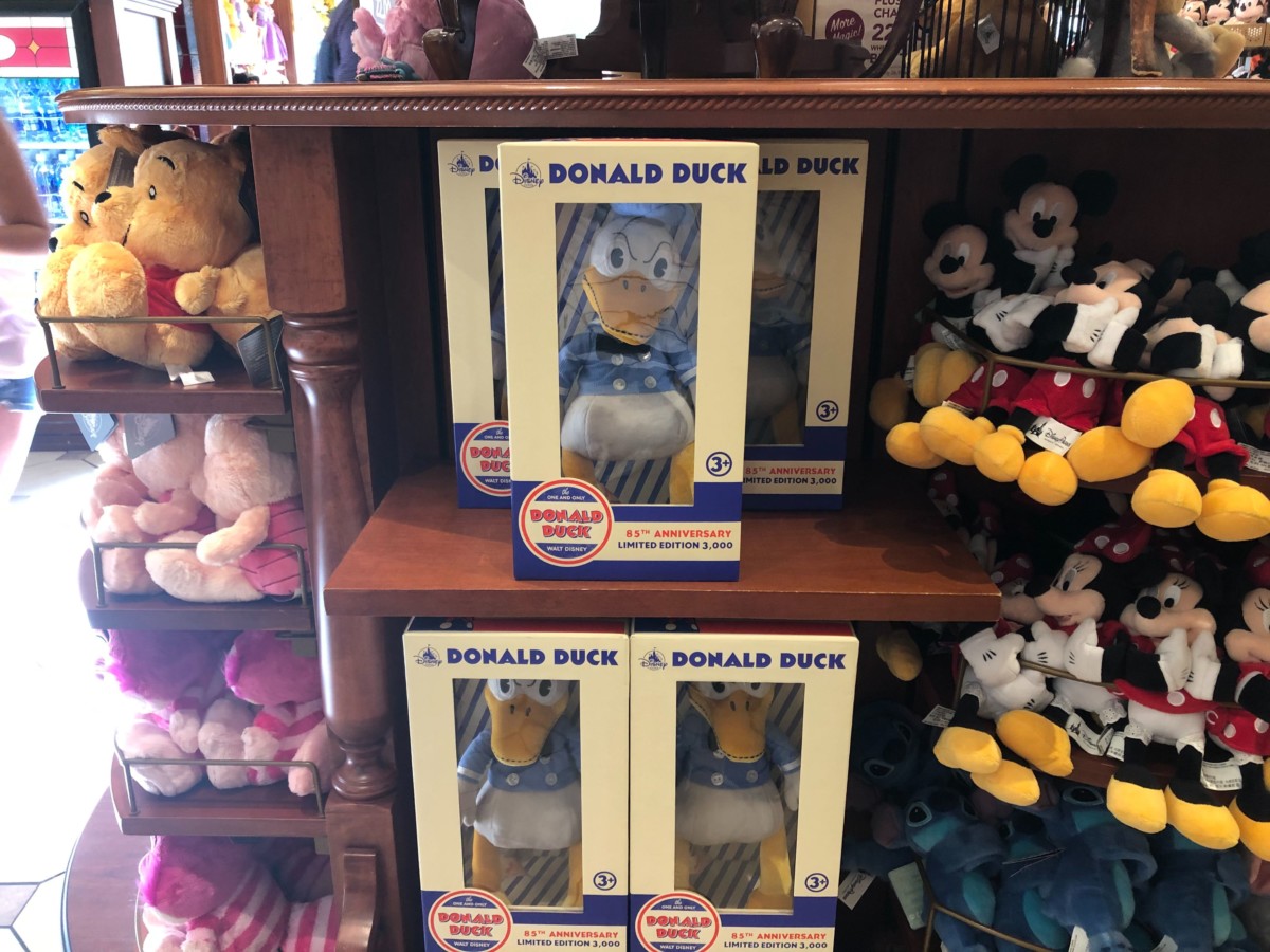 Donald Duck 85th Anniversary Plush - $50.00